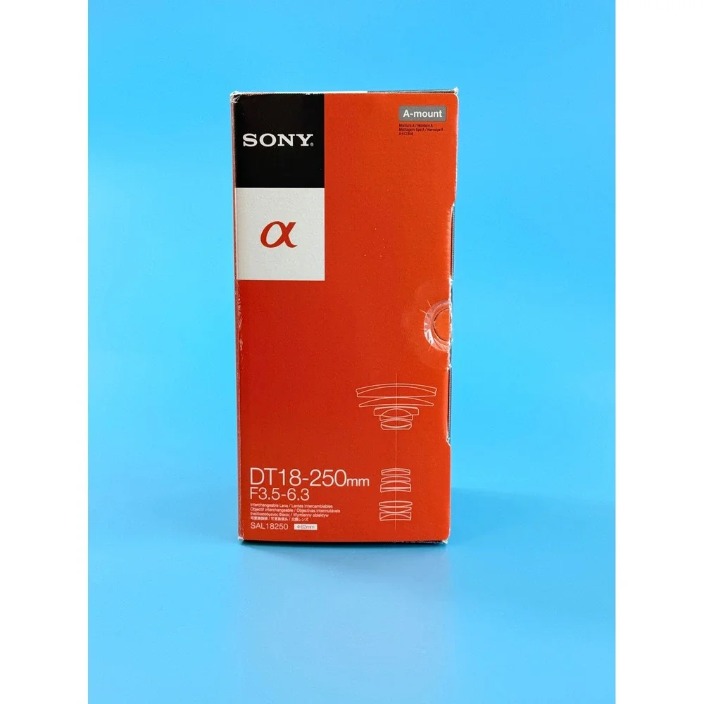 Sony Alpha DT 18-250mm f/3.5-6.3 Lens SAL18250 A-Mount APS-C New Sealed